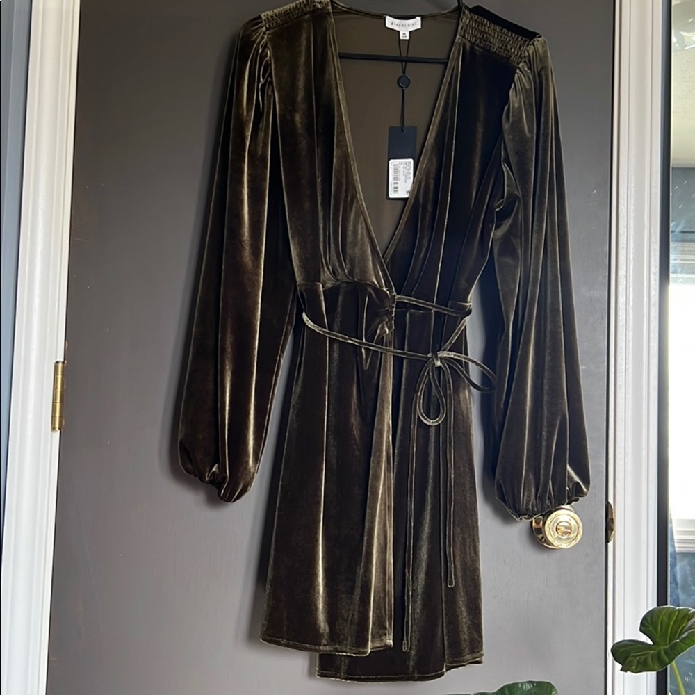 Gianni Bini - Velvet Wrap Mini Dress NWT